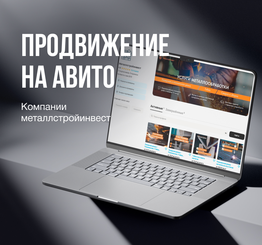 Металлстройинвест - Продвижение на Авито компании 
